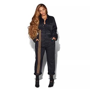 IVY PARK Black Jumpsuit with Gold Accents
